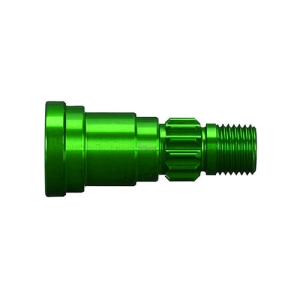 [AX7768G] Stub axle, aluminum (green-anodized) (1) (use only with #7750X driveshaft) 