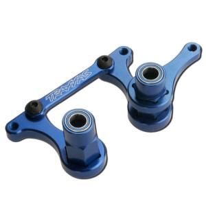 AX3743A Steering bellcranks, drag link (blue-anodized T6 aluminum)/
