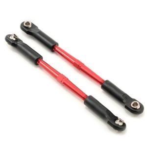 AX2336X 61mm Aluminum Toe Link Turnbuckle Set (2) (Red)