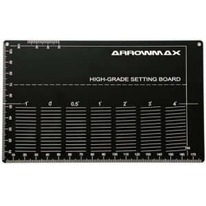AM-220022-B High Grade Setting Board For 1/32 Mini 4WD (Black)