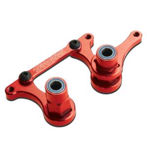 AX3743X Steering bellcranks, drag link (red-anodized T6 aluminum)/