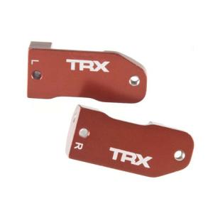 AX3632X Caster blocks, 30-degree, red-anodized 6061-T6 aluminum (left &amp; right)