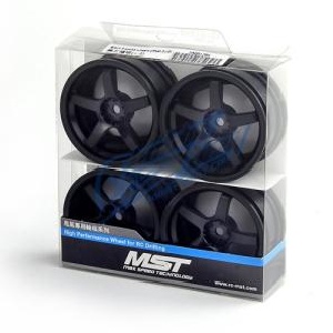 MST PREMIUM DRIFT Black 5 spoke wheels offset 8 (4PC/한대분)