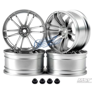 102073FS MST Flat silver TSP Wheels offset 5 (4 PCS)