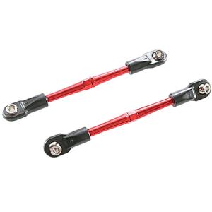 AX3139X Turnbuckles, aluminum (red-anodized), toe links, 59mm (2)