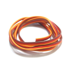 UP-HWS22 Servo Extion Wire 22AWG (1mtr) (Red/Yellow/Black)