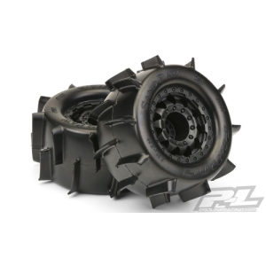 AP1186-18 Sand Paw 2.8 Sand Tires Mounted 1:10 몬스터 17mm 허브용 눈/모래노면 타이어(1쌍)