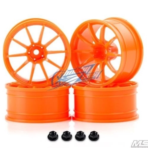 102070O MST Orange RS II 1/10 Drift Car Wheels offset 9 (4 PCS)