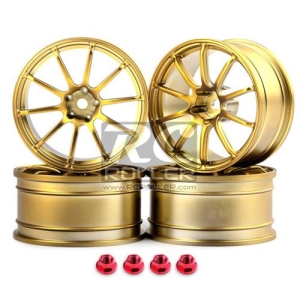 102068GD MST PREMIUM DRIFT Gold RS II wheel (+5) (4) (4PC/한대분)