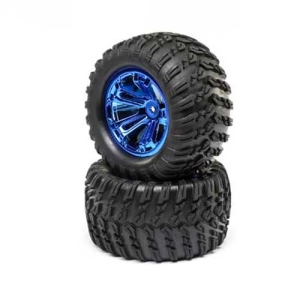 [예약]Wheel and Tire Mounted Blue Chrome (2): TENACITY T