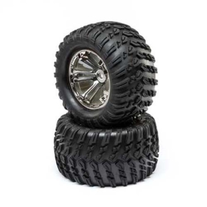 [입고]Wheel and Tire Mounted BlackChrome (2): TENACITY T