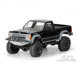 AP3362 JEEP Comanche Full Bed Clear Body for 12.3&quot; (313mm) Wheelbase Scale Crawlers