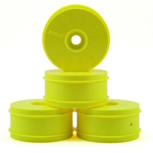 [TLR44000] 1/8 Buggy Dish Wheel, Yellow (4): 8B 3.0