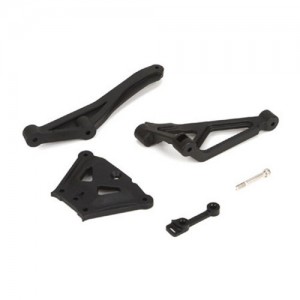 [TLR241003] Team Losi Racing Top Plate &amp; Chassis Brace Set (8IGHT-E 3.0)