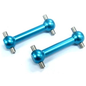 [TT-015BU] Aluminum Dog Bone For TT01 Original Gear Box Joint &amp; F&amp;R Wheel Axle (BLUE)