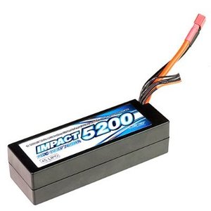 [MLI-4SLCG5200FD2] IMPACT Linear LCG FD2 Li-Po Battery 5200mAh/14.8V 110C 36mm Height Wire Hard Case