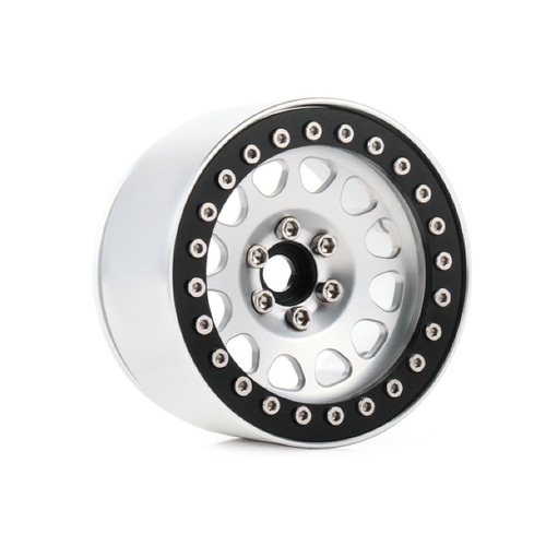 CN02 Aluminum beadlock wheels (Silver) (4)│2.2 메탈 비드락휠