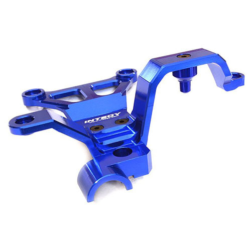 Billet Machined Steering Bell Crank Support for Traxxas X-Maxx 4X4 (Blue)