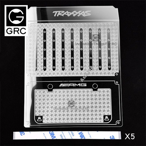 [#GRC/G160C] Stainless Steel Trunk Plate for TRX6 G63 for Traxxas TRX-6
