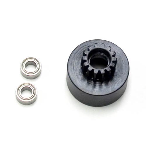 TKR4123 – 1/8th Clutch Bell (hardened steel, Mod 1, 13t, w/bearings)