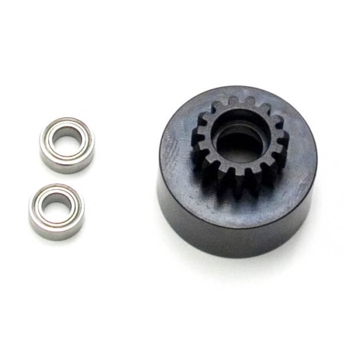 TKR4125 – 1/8th Clutch Bell (hardened steel, Mod 1, 15t, w/bearings)
