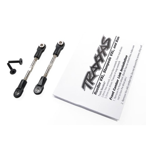 AX2444 Turnbuckles camber link 47mm (67mm center to center) (front) (assembled with rod ends and hollow balls) (1 left 1 right)
