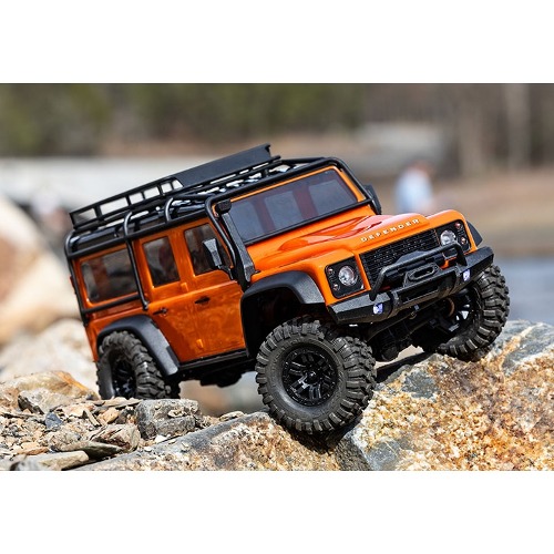 [입고완료-당일출고] [CB97074-1-Orange] [완성품] 1/18 TRX-4M w/Land Rover Defender Body (트랙사스 TRX4M 디펜더)