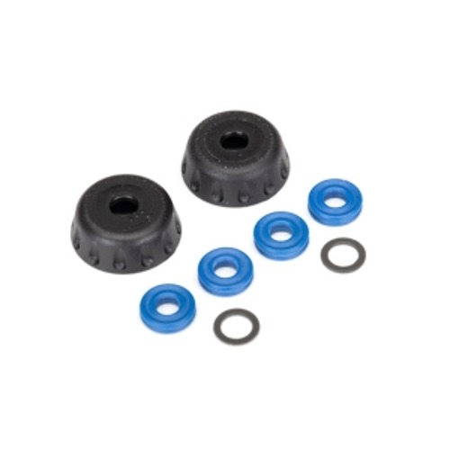 AX8458 Double seal kit, GTR shocks (x-rings (4)/ 4x6x0.5mm PTFE-coated washers (2)/ bottom caps (2)) (renews 2 shocks)