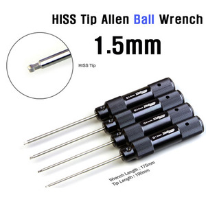 MR-HAW15BP HISS Tip Ball Type Allen Wrench 1.5x100mm (1개입) (볼렌치)