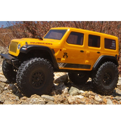 AXIAL 1/24 SCX24 2019 Jeep Wrangler JLU CRC Rock Crawler 4WD RTR, Yellow 미니트라이얼RC카
