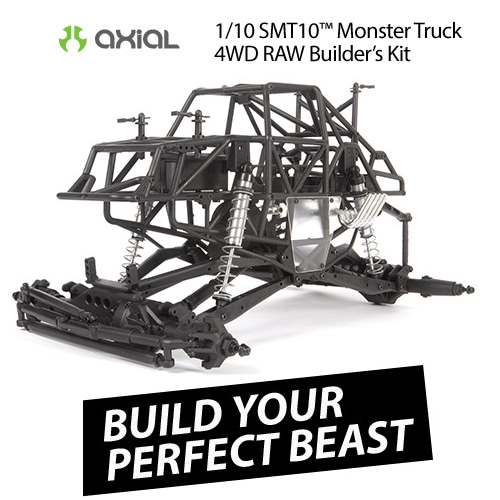 [조립형 몬스터 트럭]AXIAL 1/10 SMT10 Monster Truck Raw Builders Kit