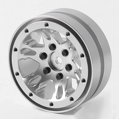[#Z-W0175] [2개 반대분/링 별도] Silver 1.9&quot; Universal Beadlock Wheel (D1)