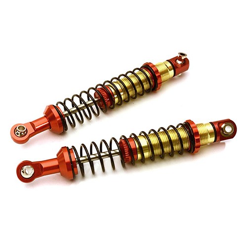 Billet Machined High Performance Shock (2) for Traxxas TRX-4 Scale Crawler C28051RED TRX4 메탈쇽
