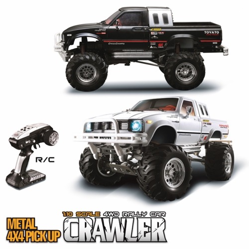 부르져 클론 제품-[짭브루져 hg-p407]1/10 2.4G 4WD Rally Rc Car Metal 4X 4 Pickup Truck Rock Crawler RTR Toy Sale