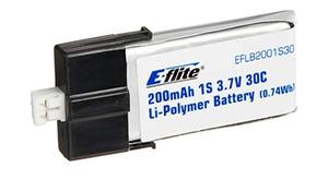 200mAh 1S 3.7V 30C Li-Po Battery : mCP-X,Nano QX 3D  