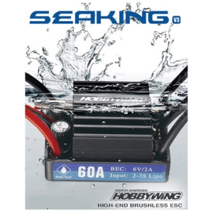 하비윙:Seaking 60A V3 ESC(보트용 브러쉬리스 변속기)