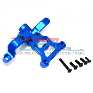 [TXM048CB] Aluminium Steering Bellcrank Support - 1Set Blue 