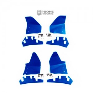 [TBR62155B]Suspension A-Arm A-Skids(FRONT AND REAR) BLUE - Traxxas X-Maxx 