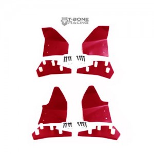 [TBR62155R] Suspension A-Arm A-Skids(FRONT AND REAR) RED - Traxxas X-Maxx 