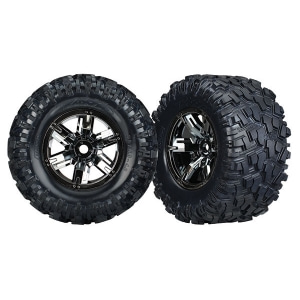[AX7772A] Tires &amp; wheels, assembled, glued(X-Maxx) 