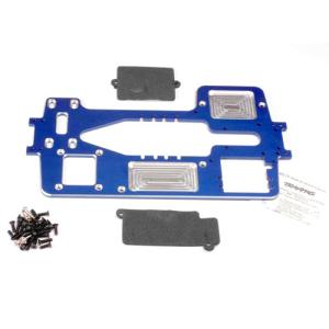 AX4922X CHASSIS. 4mm BILLET(BLUE)