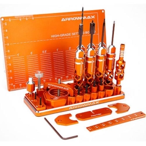 AM-220010-O AM Special Toolset For 1/32 Mini 4WD (Orange)