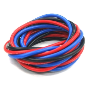 UP-WS14RBK Silicon Wire 14AWG (RED : 1mtr, Black : 1mtr, BLUE : 1mtr) : 실리콘와이어 14게이지