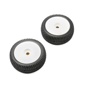[예약상품]TLR45005 Premount Wheel &amp; Tire, White (2): 5IVE-B