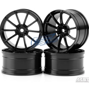 102076BK MST Black GTR wheel offset 5 (4 PCS)