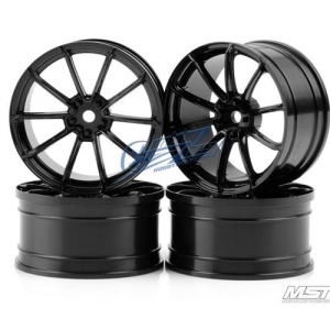 102075BK MST Black GTR wheel offset 3 (4 PCS)
