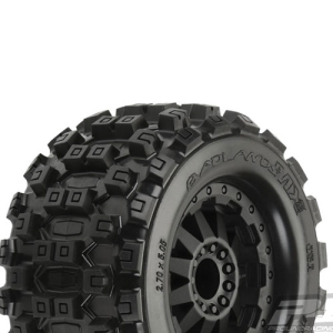 AP10125-14 Badlands MX28 2.8&quot; (Traxxas Style Bead) All Terrain Tires Mounted