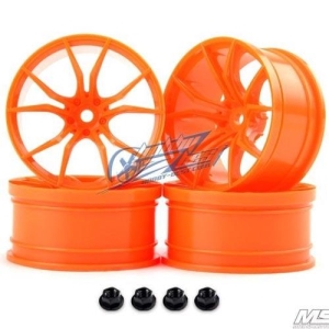 102049O MST Orange FX RC 1/10 Drift Car Wheels offset 8 (4 PCS)