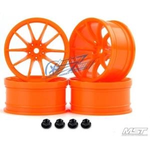 102053O MST Orange G25 RC 1/10 Drift Car Wheels offset 8 (4 PCS)