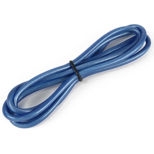 150000015-0 (투명 와이어) Turnigy Pure-Silicone Wire 12AWG (1mtr) Translucent Blue